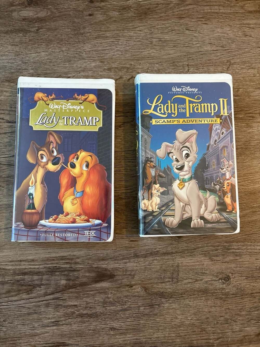 Walt Disney's Lady and the Tramp and Lady and the Tramp II: Scamp's Adventure VH